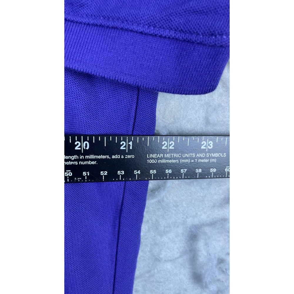 Tommy Bahama Polo Shirt Mens Size M Purple Excellent Short Sleeve Pique Marlin - Picture 5 of 6